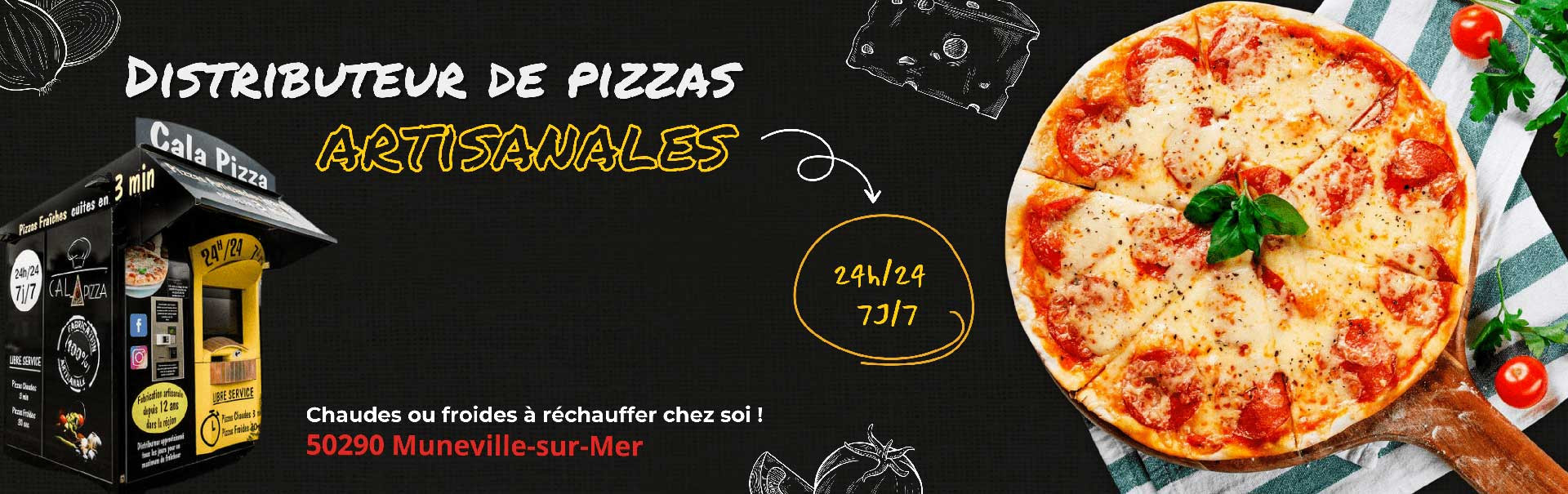 Distributeur automatique de pizzas